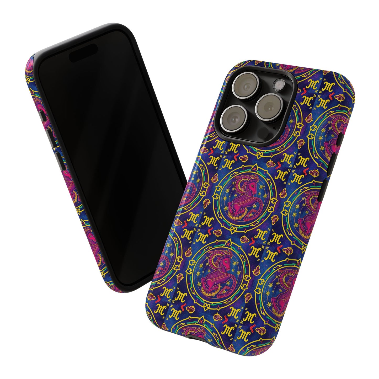 Tough Cases, Capricorn, Zodiac, Metal Pattern