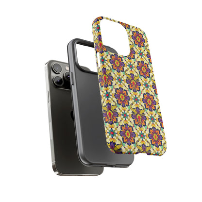 Tough Cases, Taurus, Zodiac v1, Flower Pattern