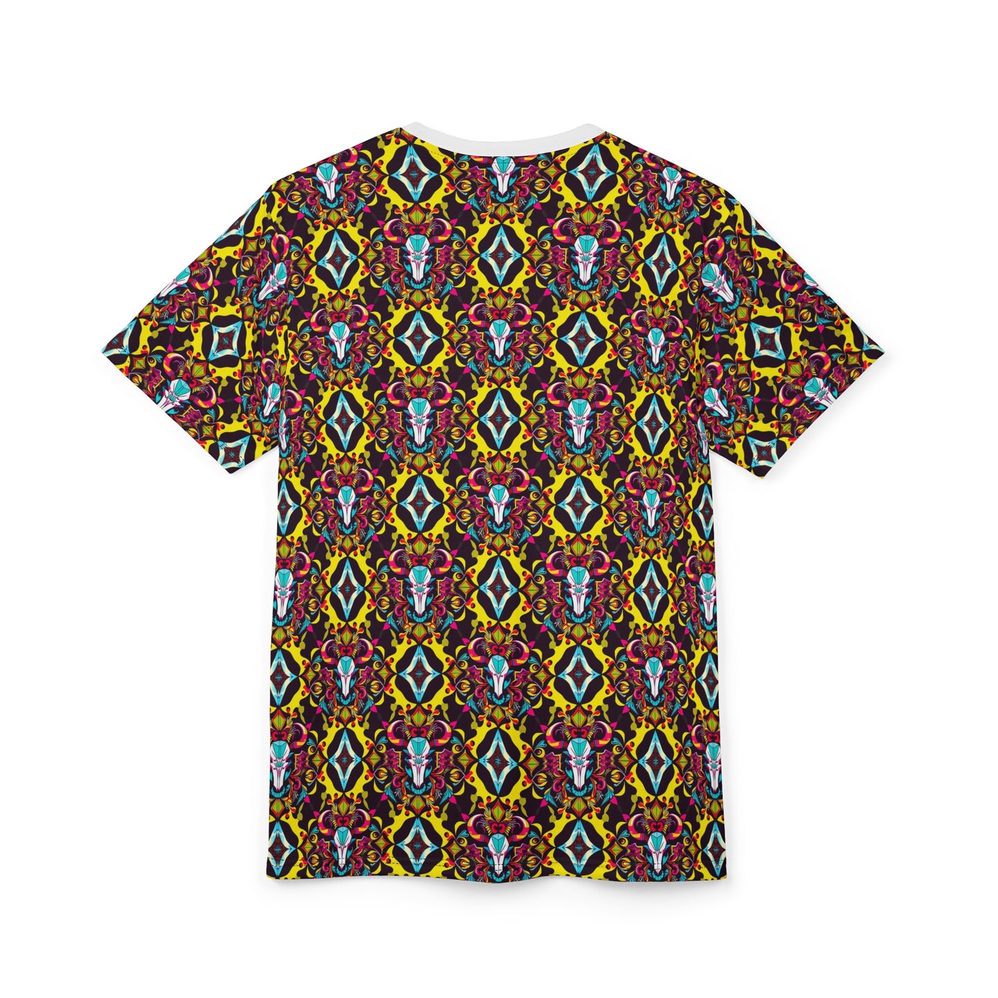 Unisex Cut & Sew T-Shirt, (AOP), Taurus, Zodiac, Jewels Pattern