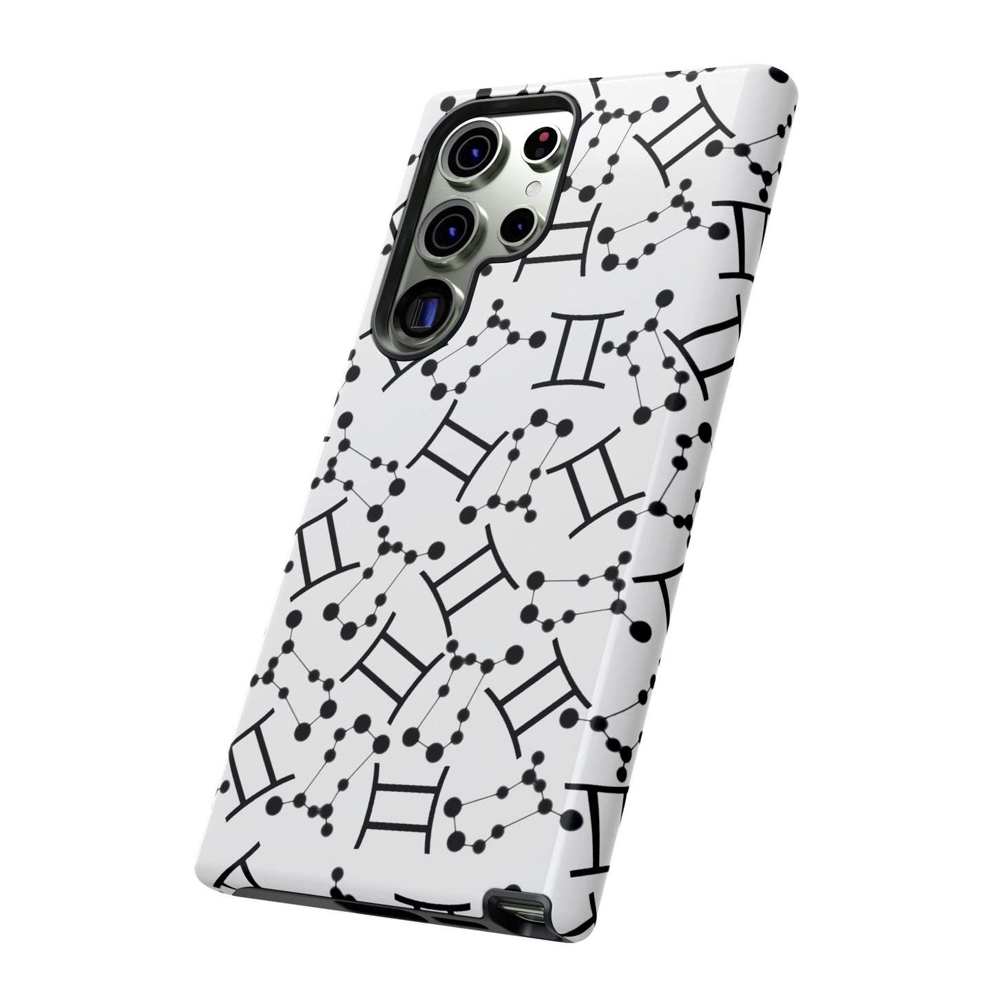 Tough Cases with the Gemini Zodiac sign for iPhone, Samsung Galaxy, and Google Pixel devices