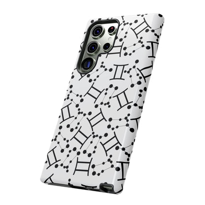 Tough Cases with the Gemini Zodiac sign for iPhone, Samsung Galaxy, and Google Pixel devices