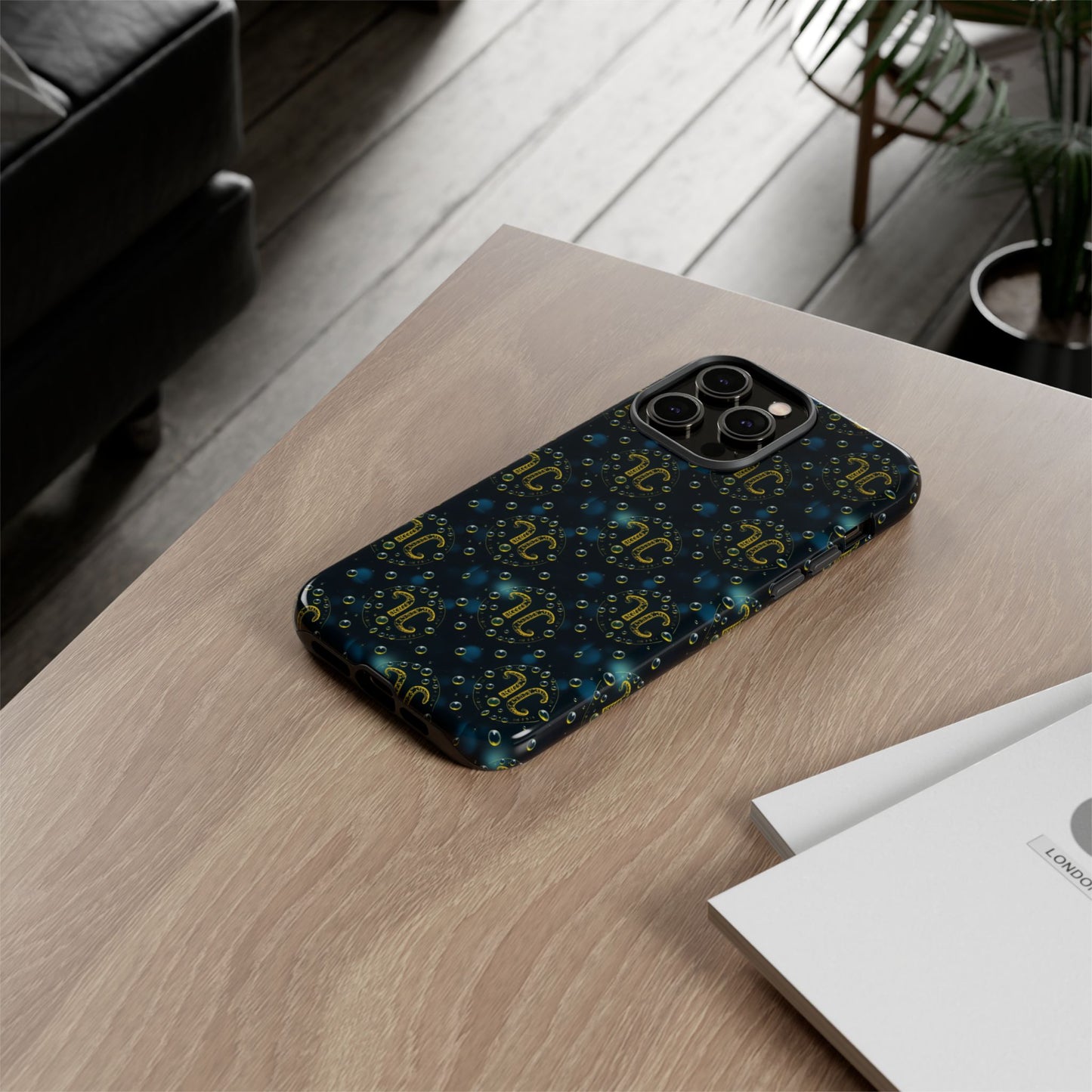 Tough Cases, Aquarius, Zodiac v2, Bubble Pattern