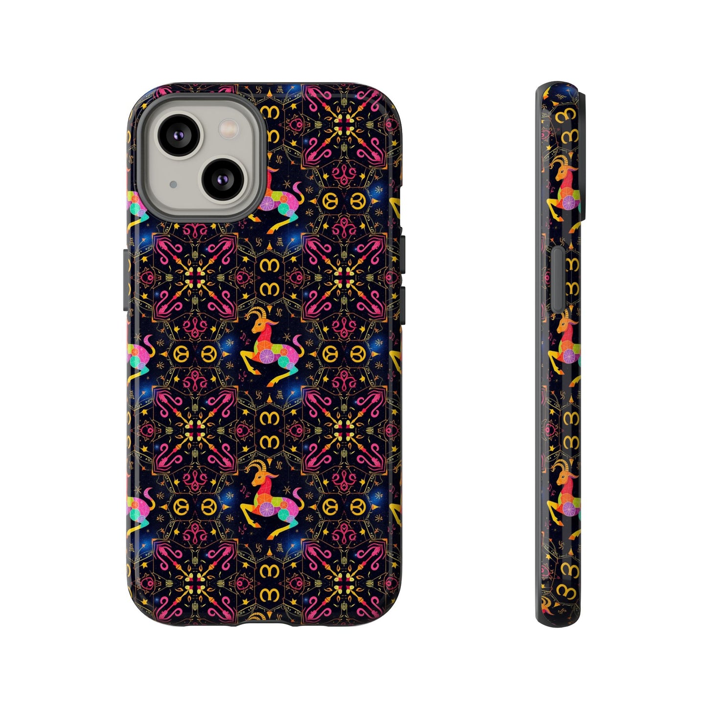 Tough Cases, Capricorn, Zodiac v2, Metal Pattern