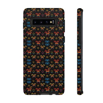 Tough Cases, Aries, Zodiac v1, Metal Pattern