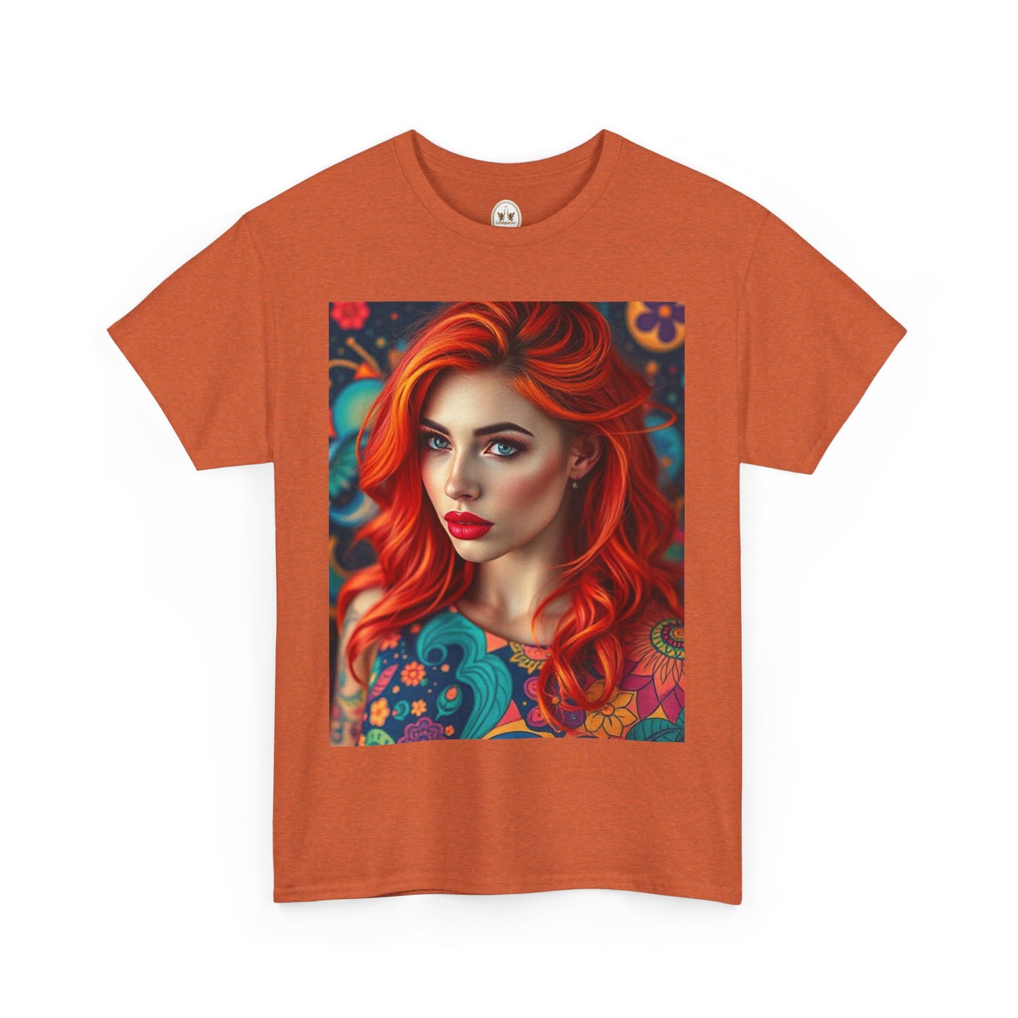 Unisex Heavy Cotton T-Shirt, Aquarius, Zodiac v1, Sexy Art
