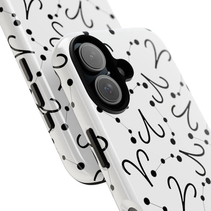 Tough Cases with the Aries Zodiac sign for iPhone, Samsung Galaxy, and Google Pixel devices
