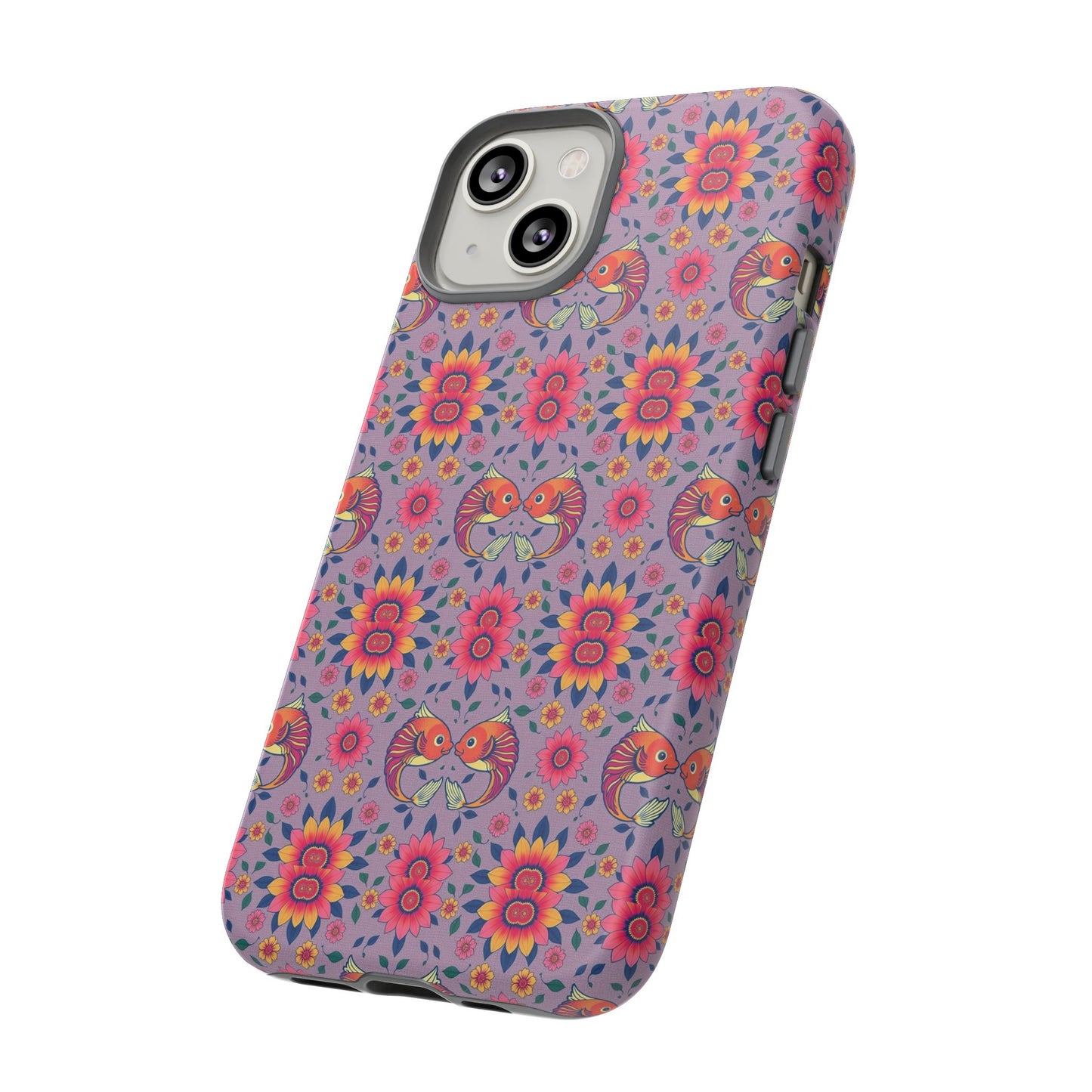 Tough Cases, Pisces, Zodiac v3, Flower Pattern