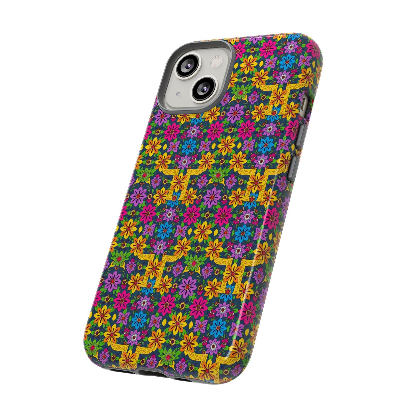 Tough Cases, Gemini, Zodiac v3, Flower Pattern