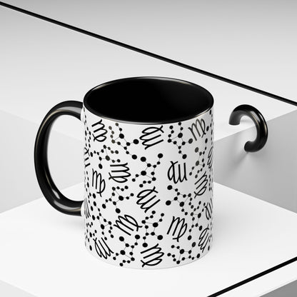 Accent Coffee Mug with the Virgo sign (11, 15oz)