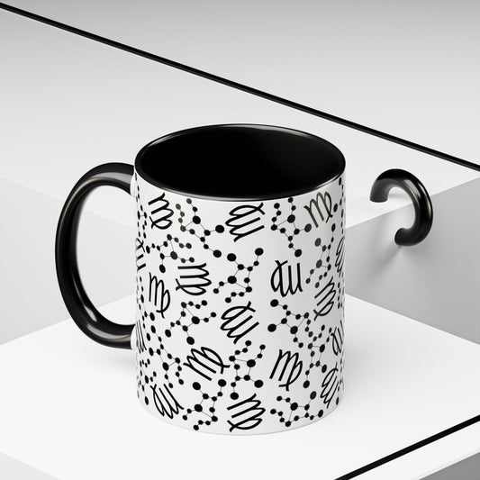 Accent Coffee Mug with the Virgo sign (11, 15oz)