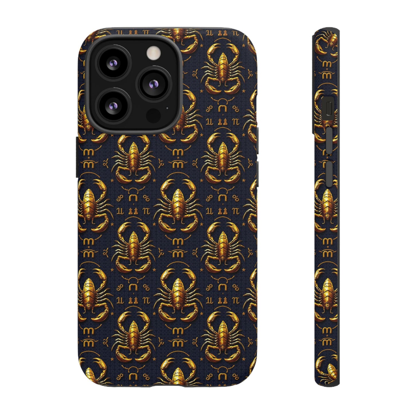 Tough Cases, Scorpio, Zodiac, Metal Pattern