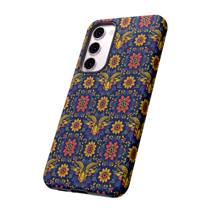Tough Cases, Taurus, Zodiac v3, Flower Pattern