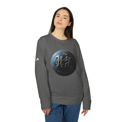Adidas, Unisex Fleece Crewneck Sweatshirt, Gemini, Space Symbol, Zodiac