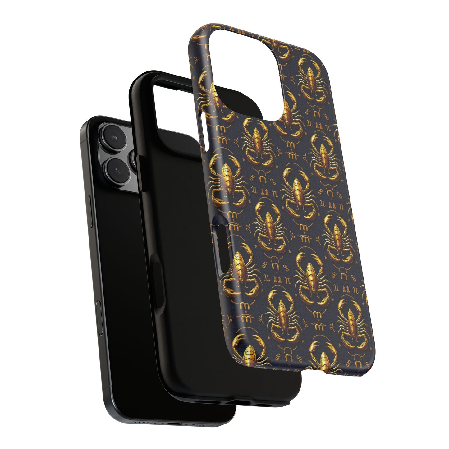 Tough Cases, Scorpio, Zodiac, Metal Pattern