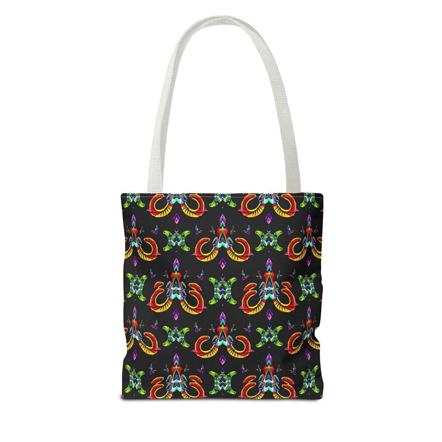 Tote Bag (AOP), Aries, Zodiac, Jewel Pattern