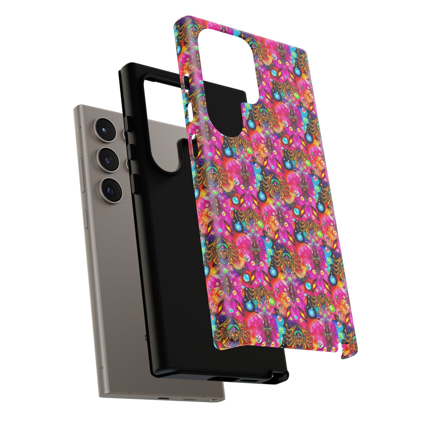 Tough Cases, Scorpio, Zodiac v1, Bubble Pattern