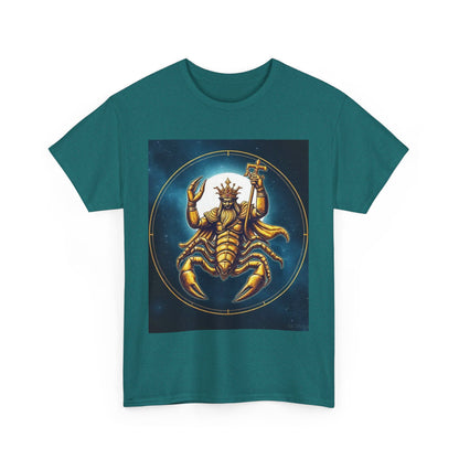 Unisex Heavy Cotton T-Shirt, Moon, Scorpio Zodiac Design
