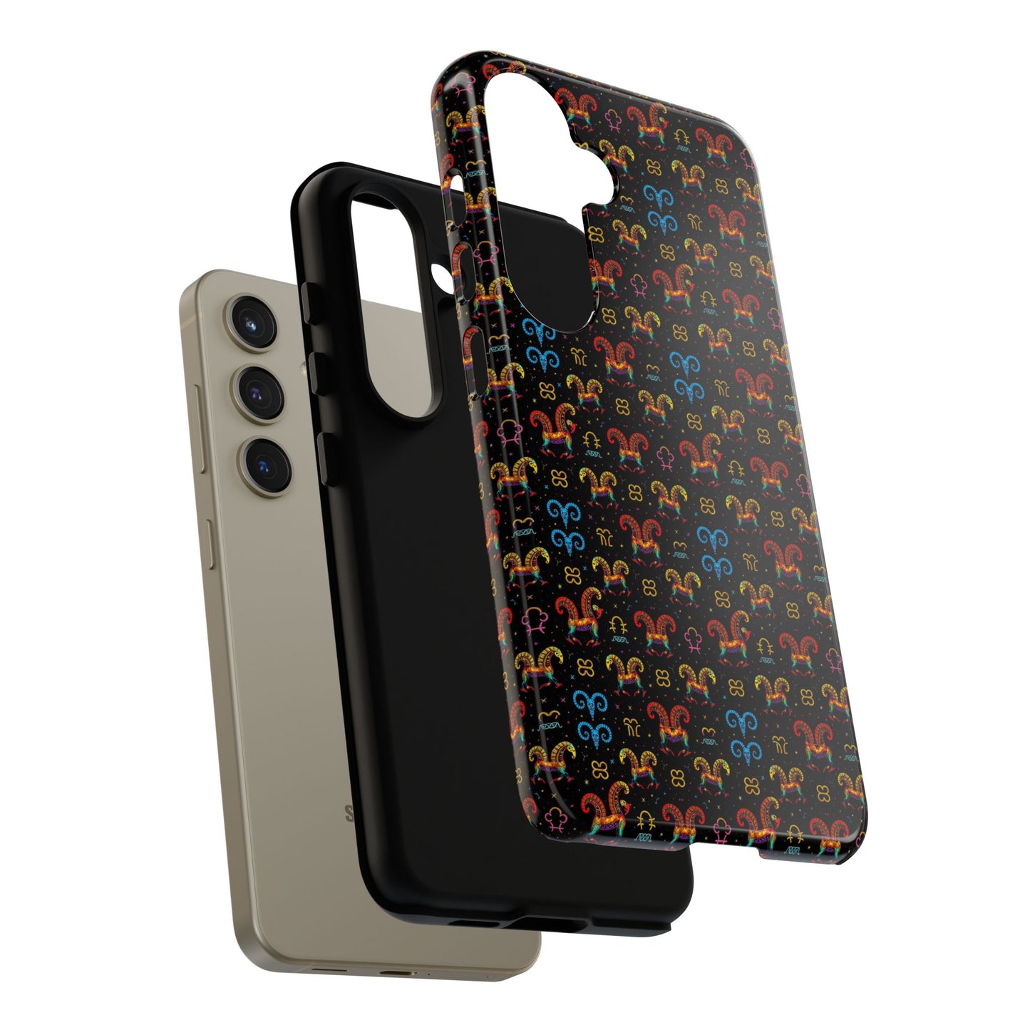 Tough Cases, Aries, Zodiac v1, Metal Pattern