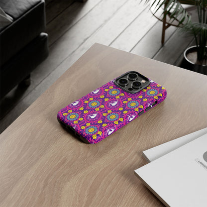 Tough Cases, Capricorn, Zodiac, Flower Pattern