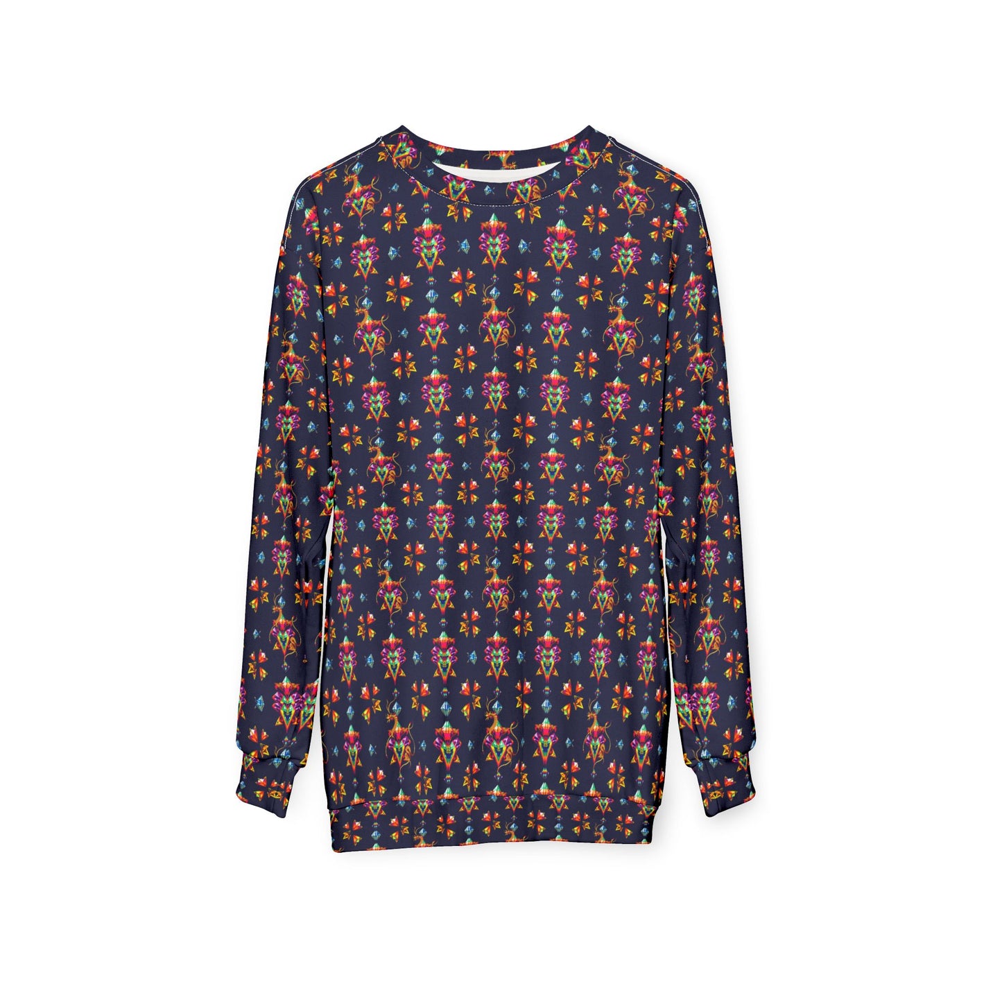 Unisex Sweatshirt (AOP), Aquarius, Zodiac, Jewel Pattern