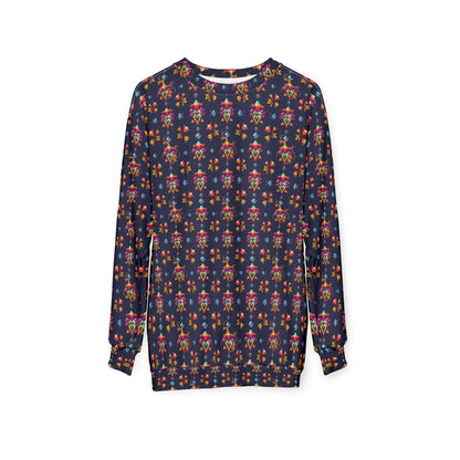 Unisex Sweatshirt (AOP), Aquarius, Zodiac, Jewel Pattern