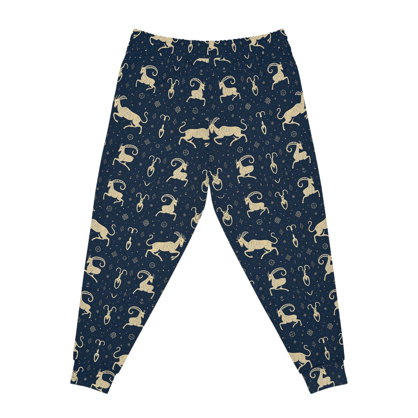 Athletic Joggers, Zodiac Design, Pattern, Capricorn, AOP