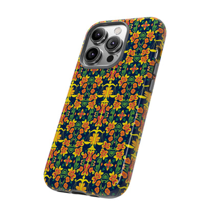Tough Cases, Libra, Zodiac v3, Flower Pattern