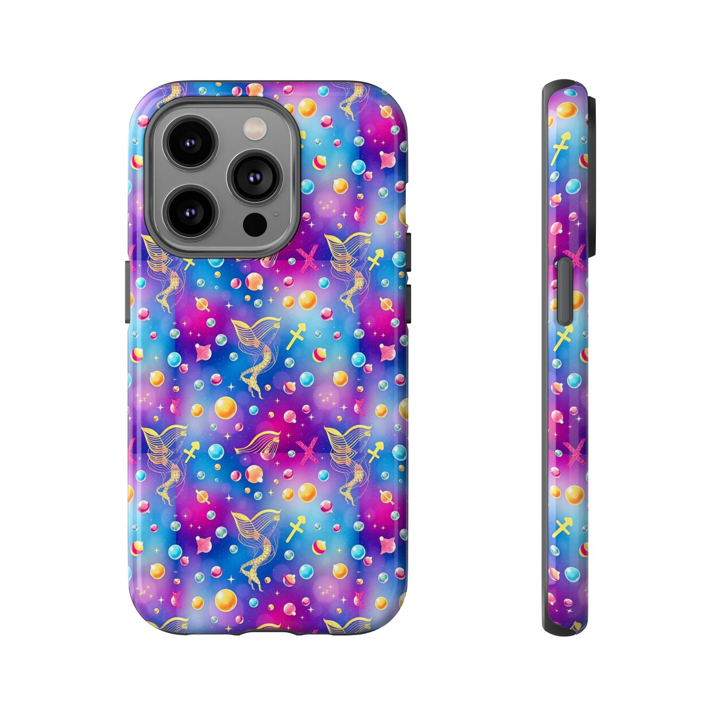 Tough Cases, Sagittarius, Zodiac v3, Bubble Pattern