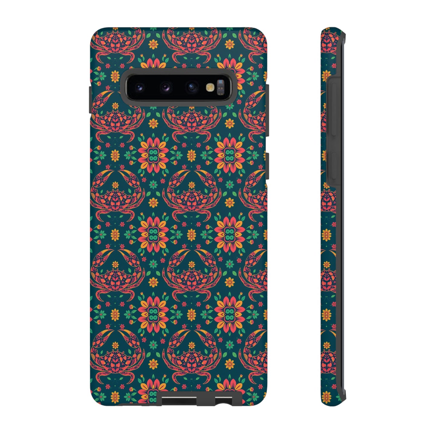 Tough Cases, Cancer, Zodiac v4, Flower Pattern