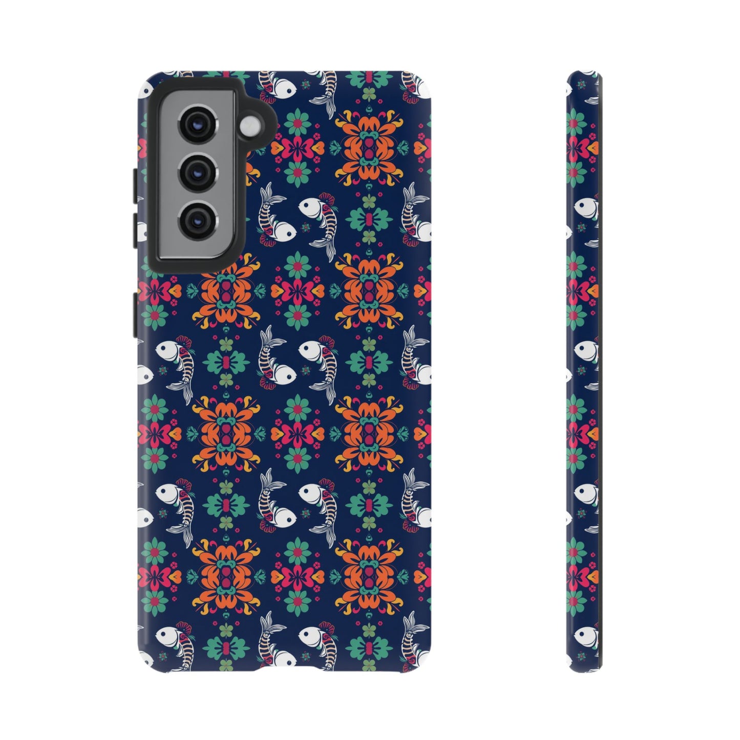 Tough Cases, Pisces, Zodiac, Flower Pattern