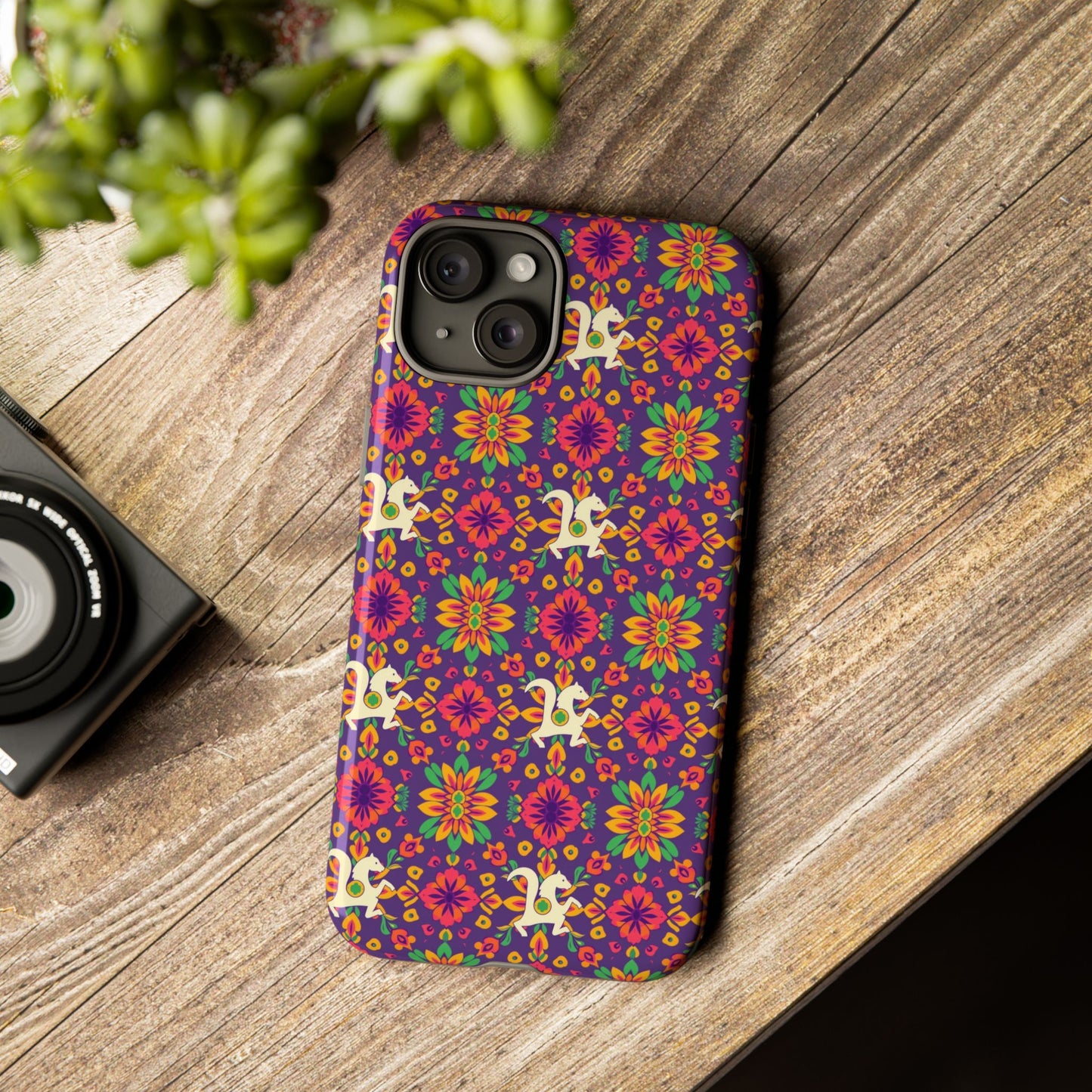 Tough Cases, Aquarius, Zodiac v1, Flower Pattern