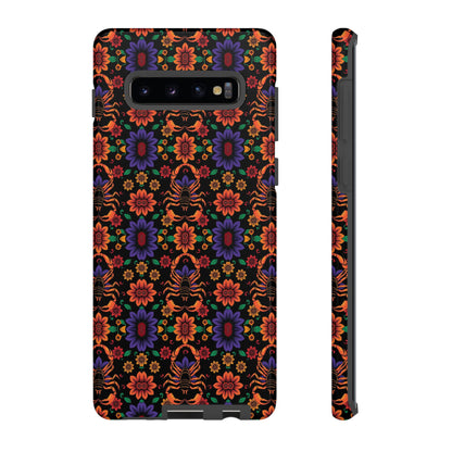 Tough Cases, Scorpio, Zodiac, Flower Pattern