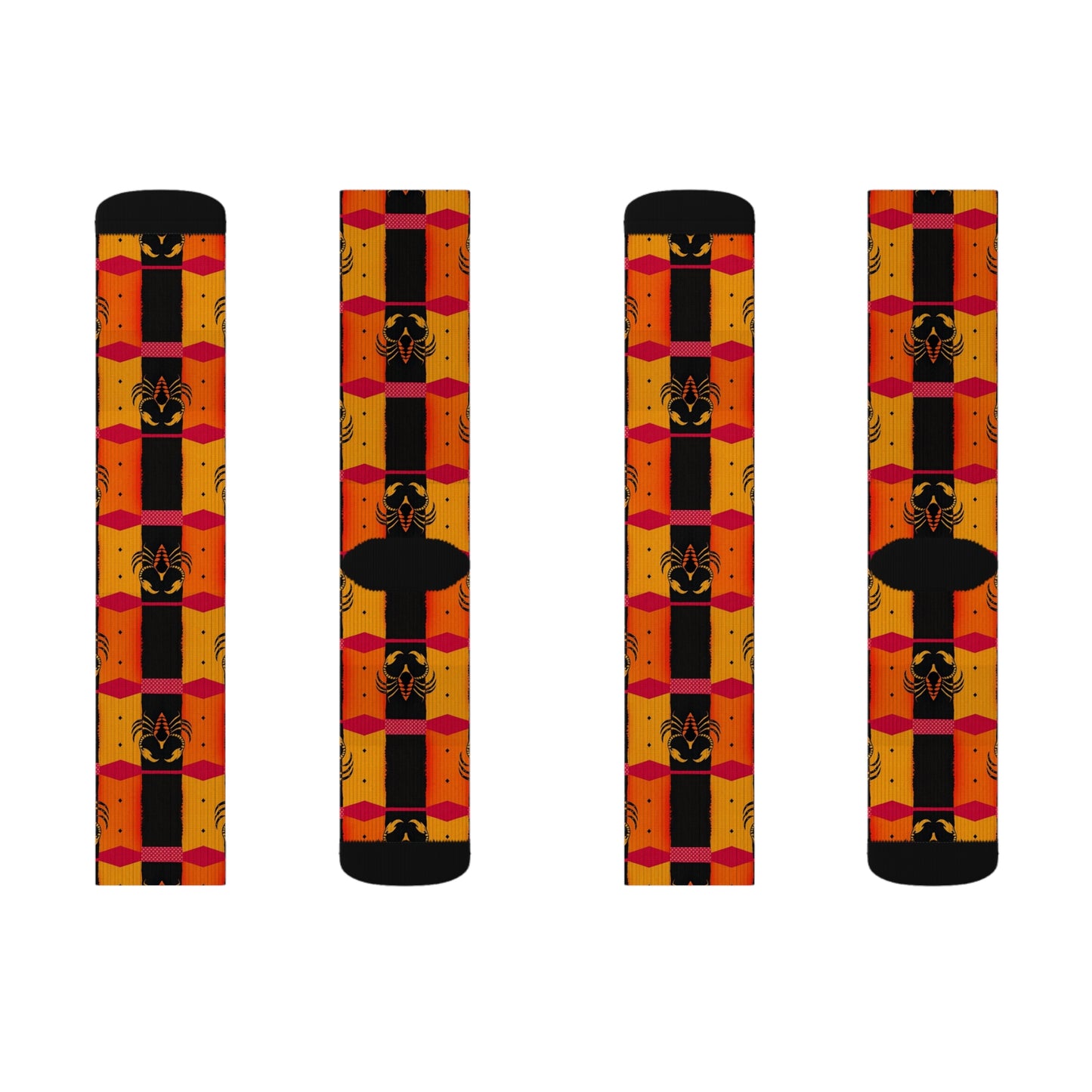 Sublimation Socks, Scorpio, Zodiac v2, Shapes Pattern