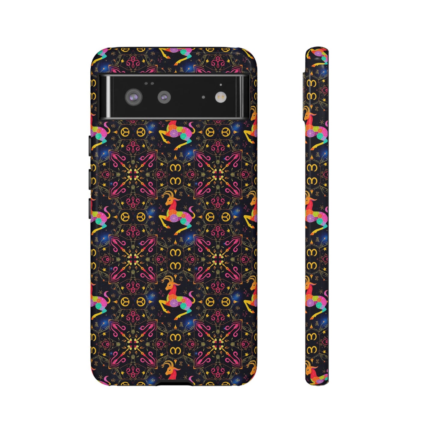 Tough Cases, Capricorn, Zodiac v2, Metal Pattern