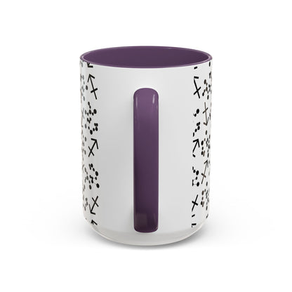 Accent Coffee Mug with the Sagittarius sign (11, 15oz)