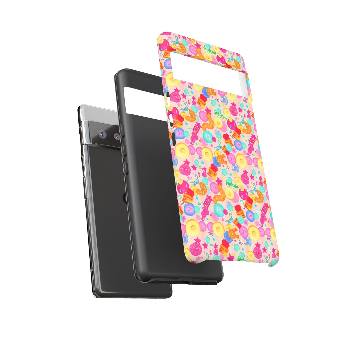 Tough Cases, Sagittarius, Zodiac v2, Bubble Pattern