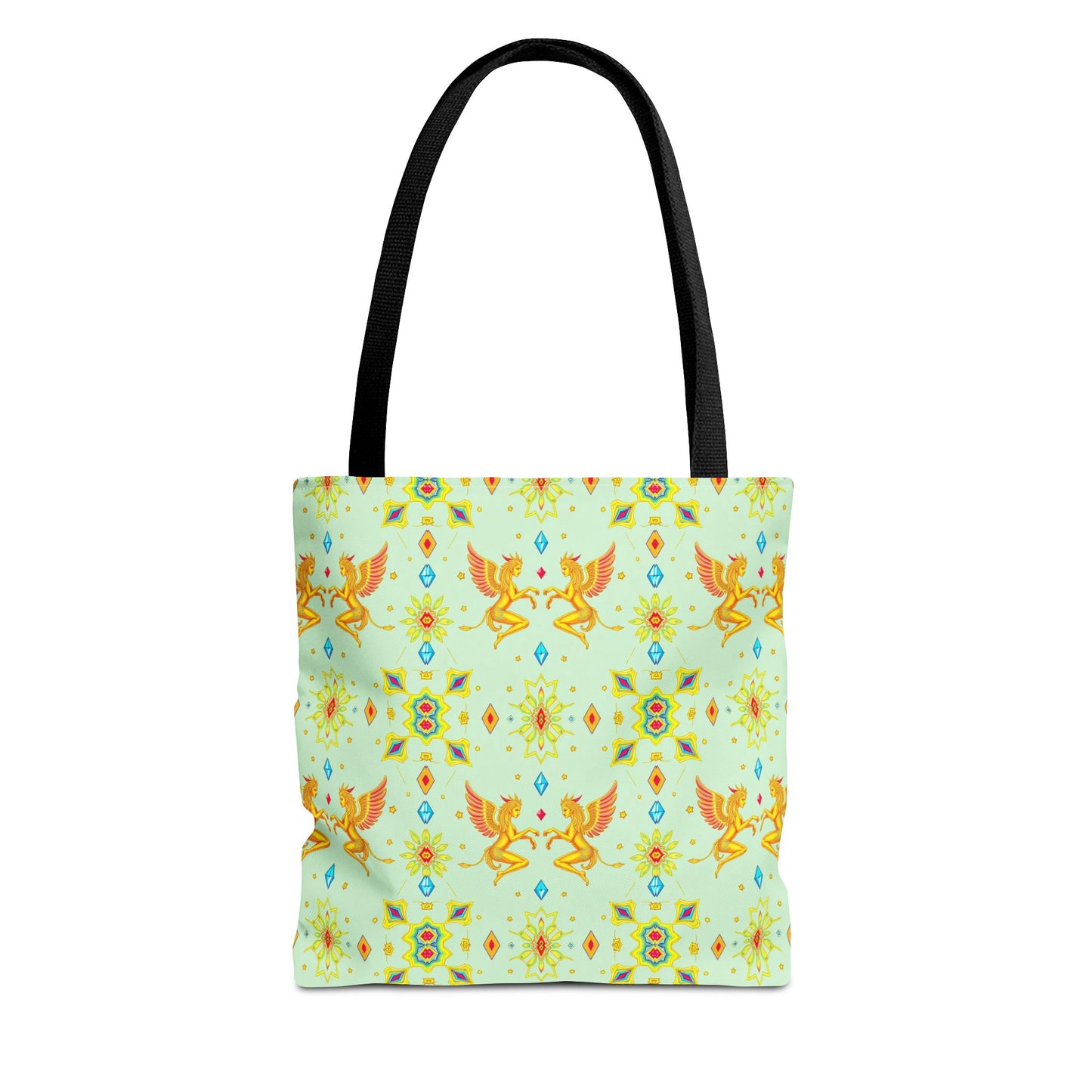 Tote Bag (AOP), Gemini, Zodiac v1, Jewel Pattern