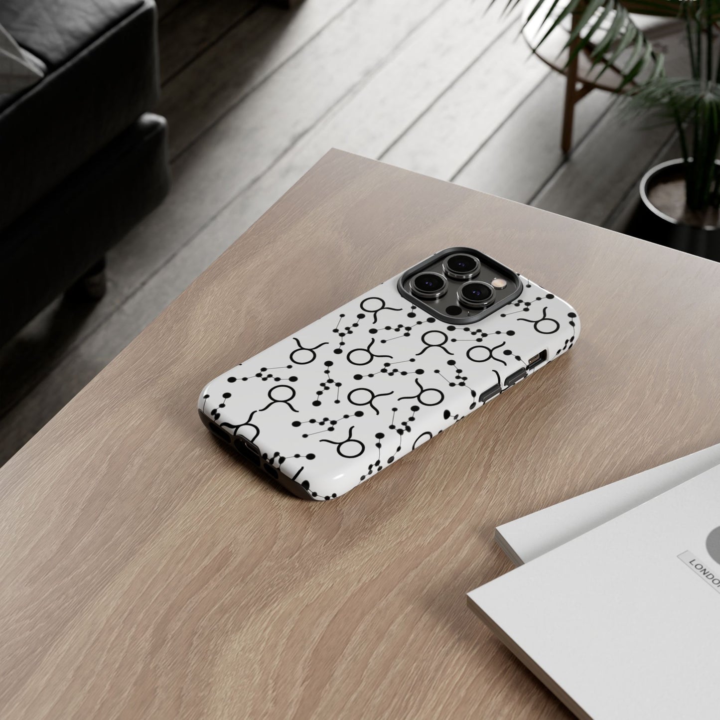 Tough Cases with the Taurus Zodiac sign for iPhone, Samsung Galaxy, and Google Pixel devices
