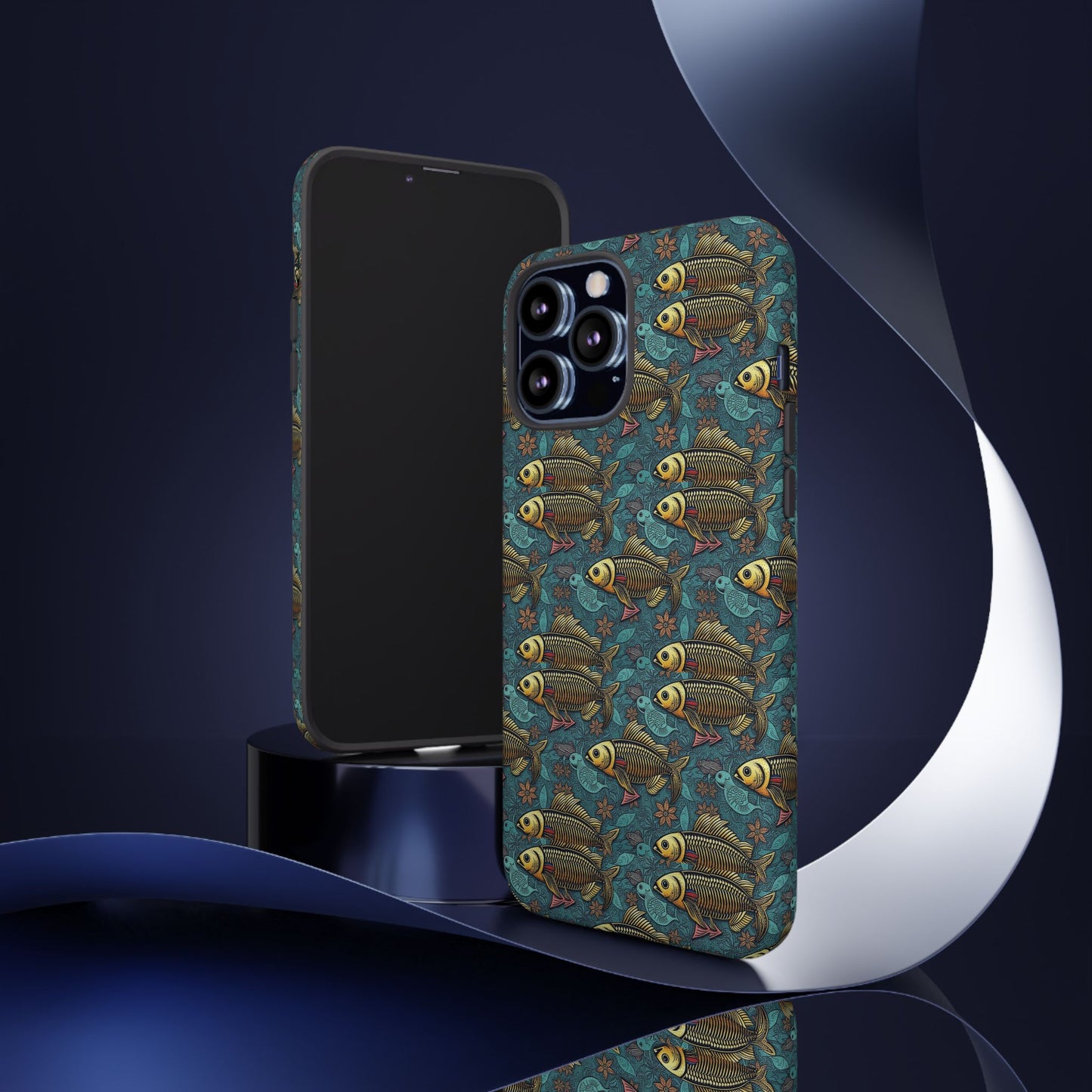 Tough Cases, Pisces, Zodiac v1, Metal Pattern