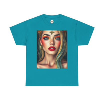 Unisex Heavy Cotton T-Shirt, Virgo, Zodiac, Sexy Art