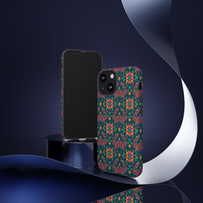 Tough Cases, Cancer, Zodiac v4, Flower Pattern