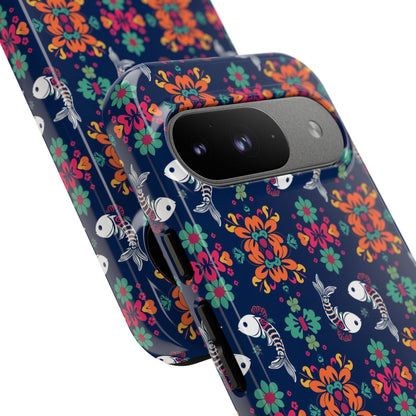 Tough Cases, Pisces, Zodiac, Flower Pattern