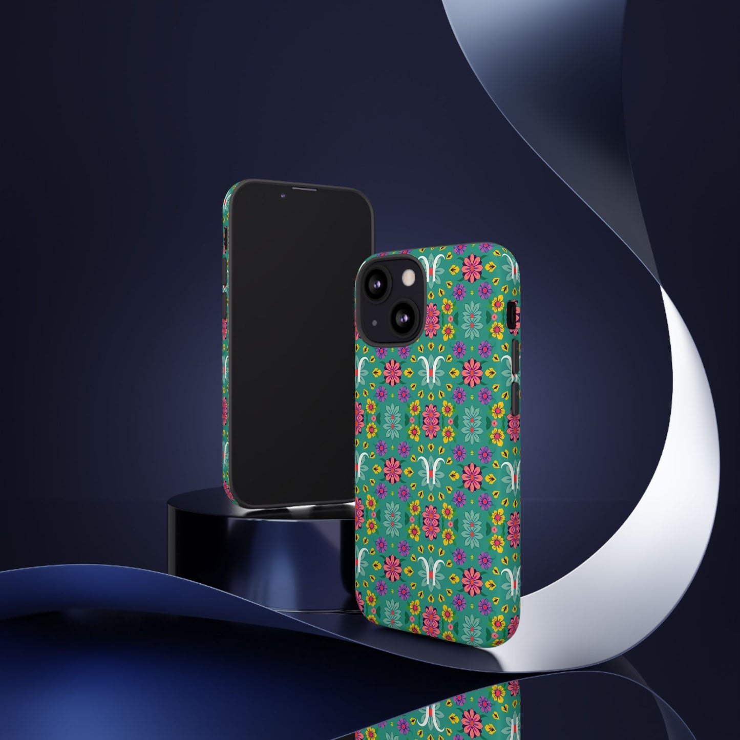 Tough Cases, Aquarius, Zodiac v4, Flower Pattern