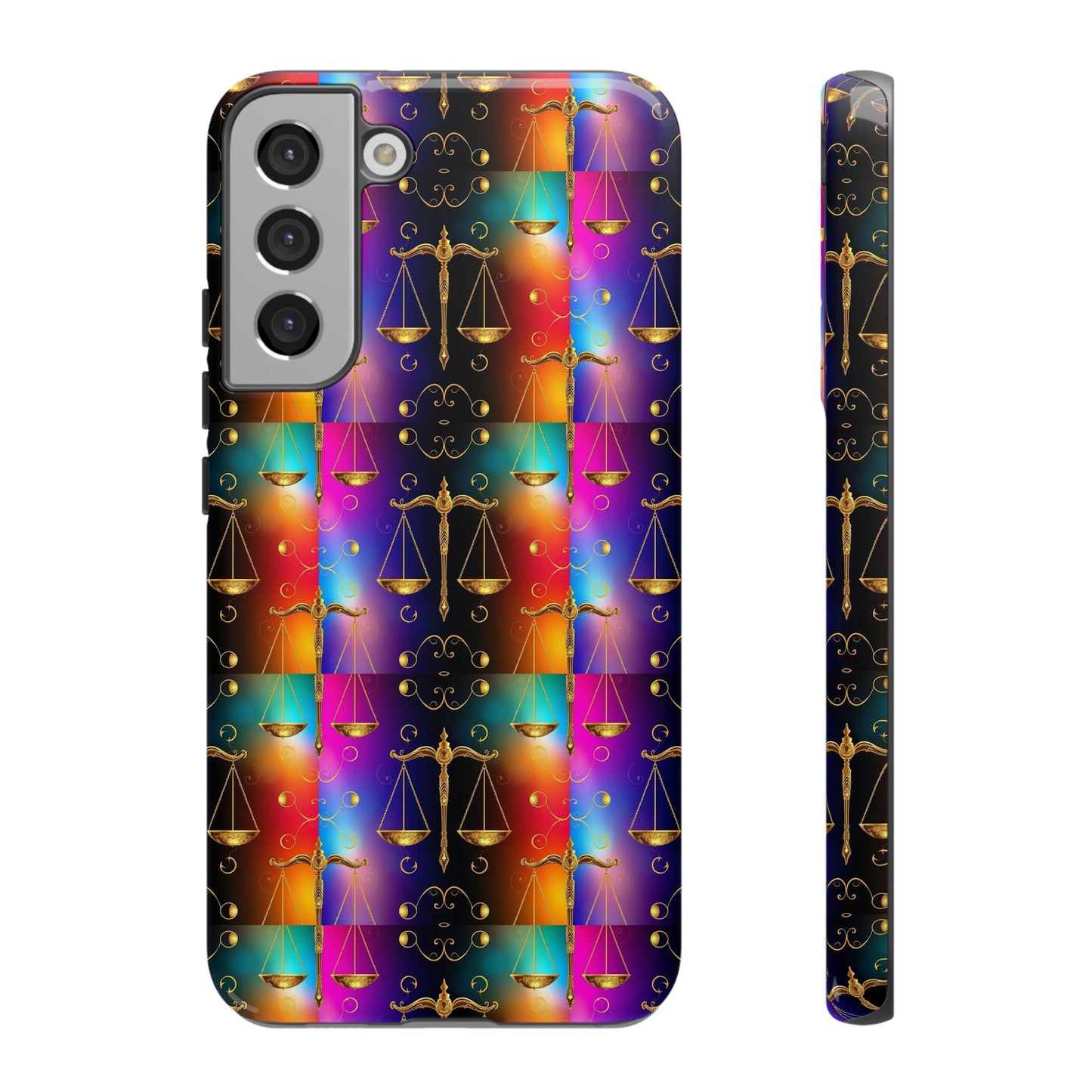 Tough Cases, Libra, Zodiac v1, Metal Pattern