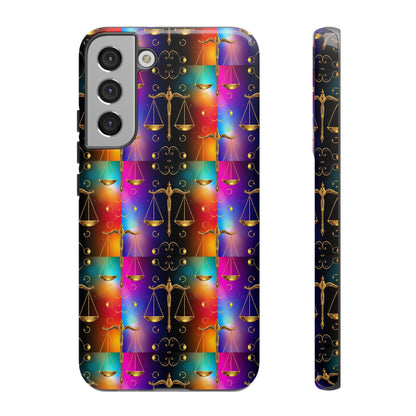 Tough Cases, Libra, Zodiac v1, Metal Pattern