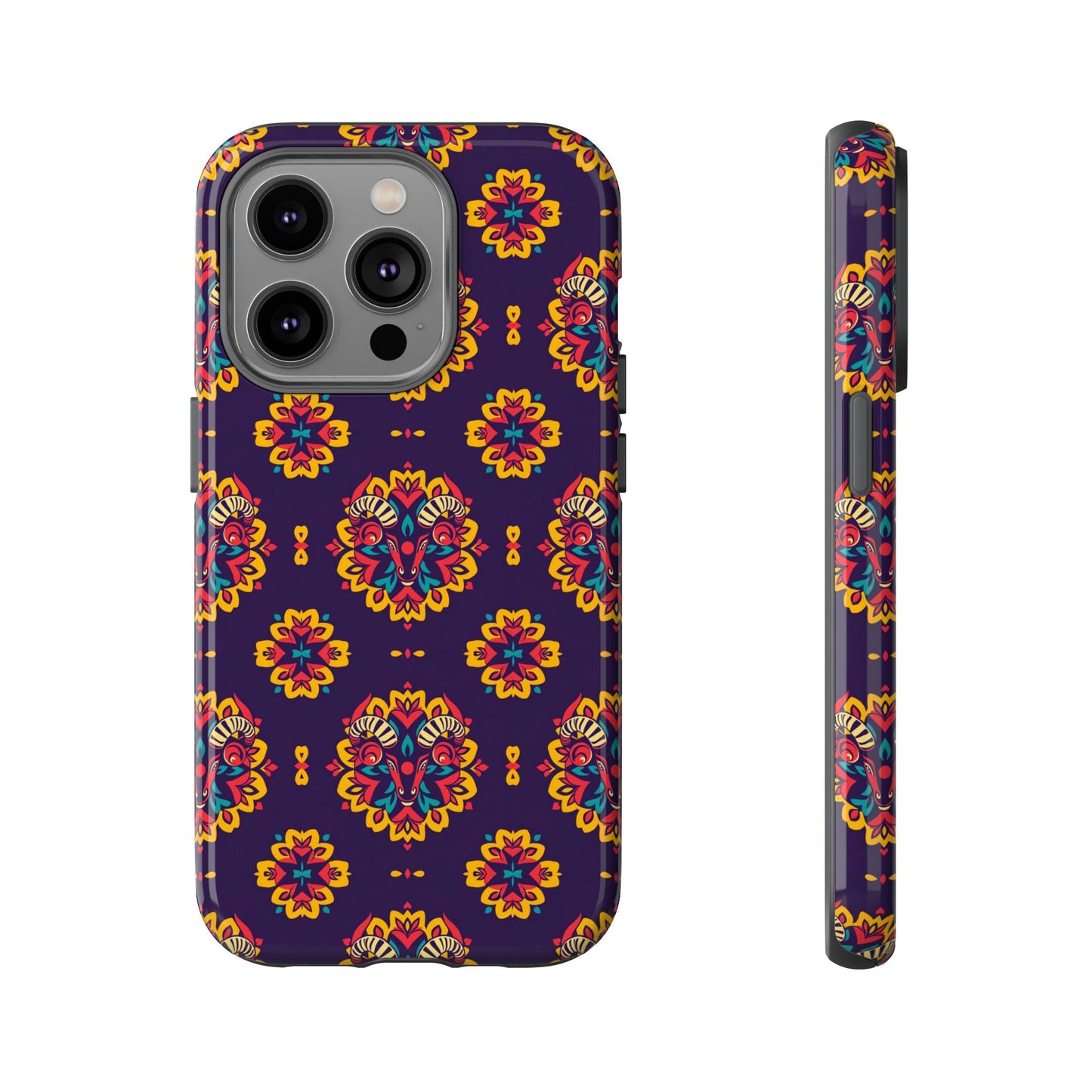 Tough Cases, Taurus, Zodiac, Flower Pattern