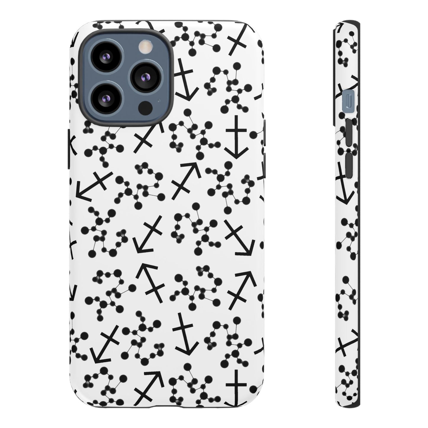 Tough Cases with the Sagittarius Zodiac sign for iPhone, Samsung Galaxy, and Google Pixel devices