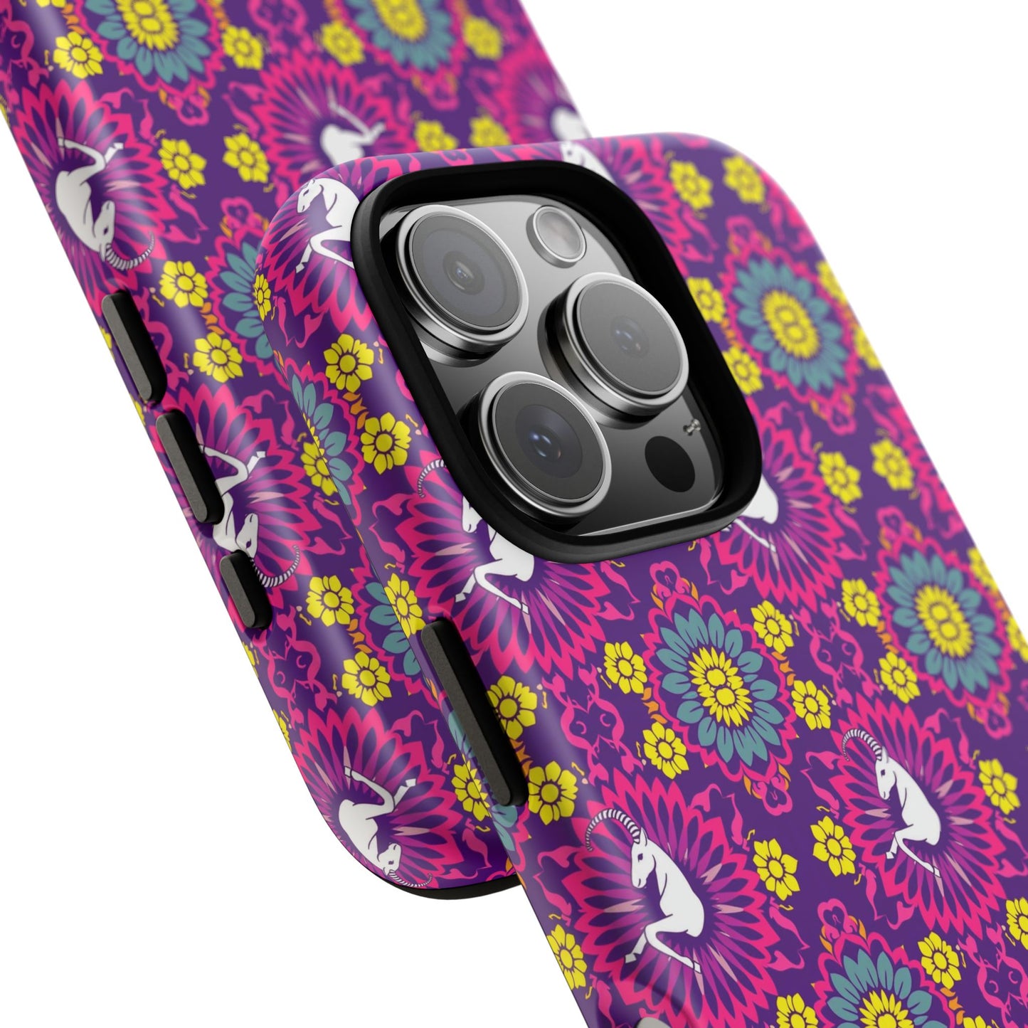 Tough Cases, Capricorn, Zodiac, Flower Pattern
