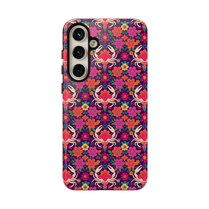 Tough Cases, Cancer, Zodiac v1, Flower Pattern