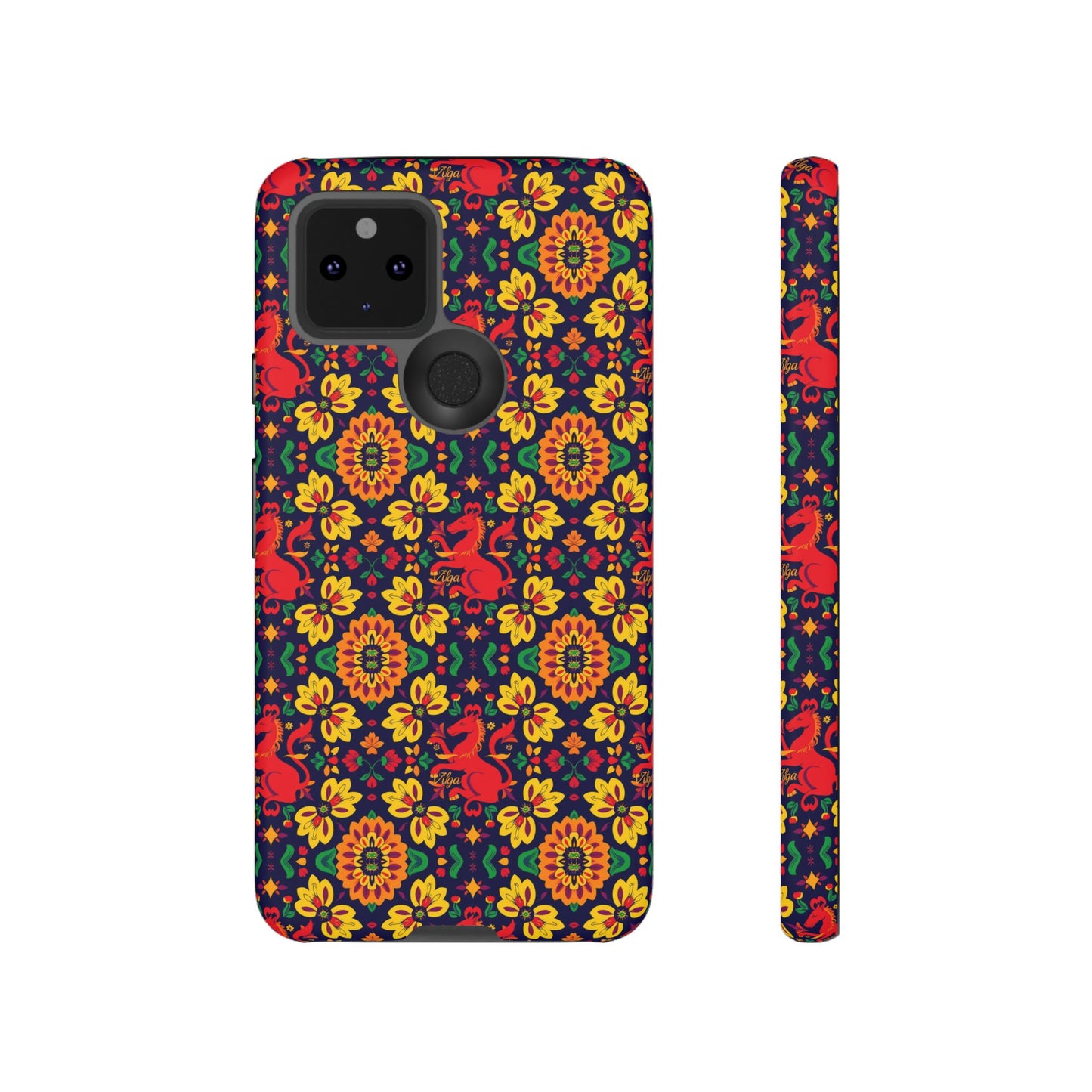 Tough Cases, Virgo, Zodiac v2, Flower Pattern